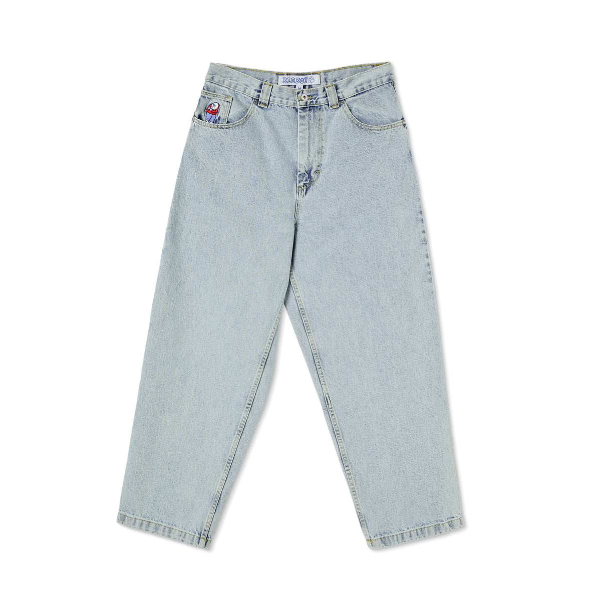 POLAR BIG BOY JEANS LIGHT BLUE– Bluetile Skateboards