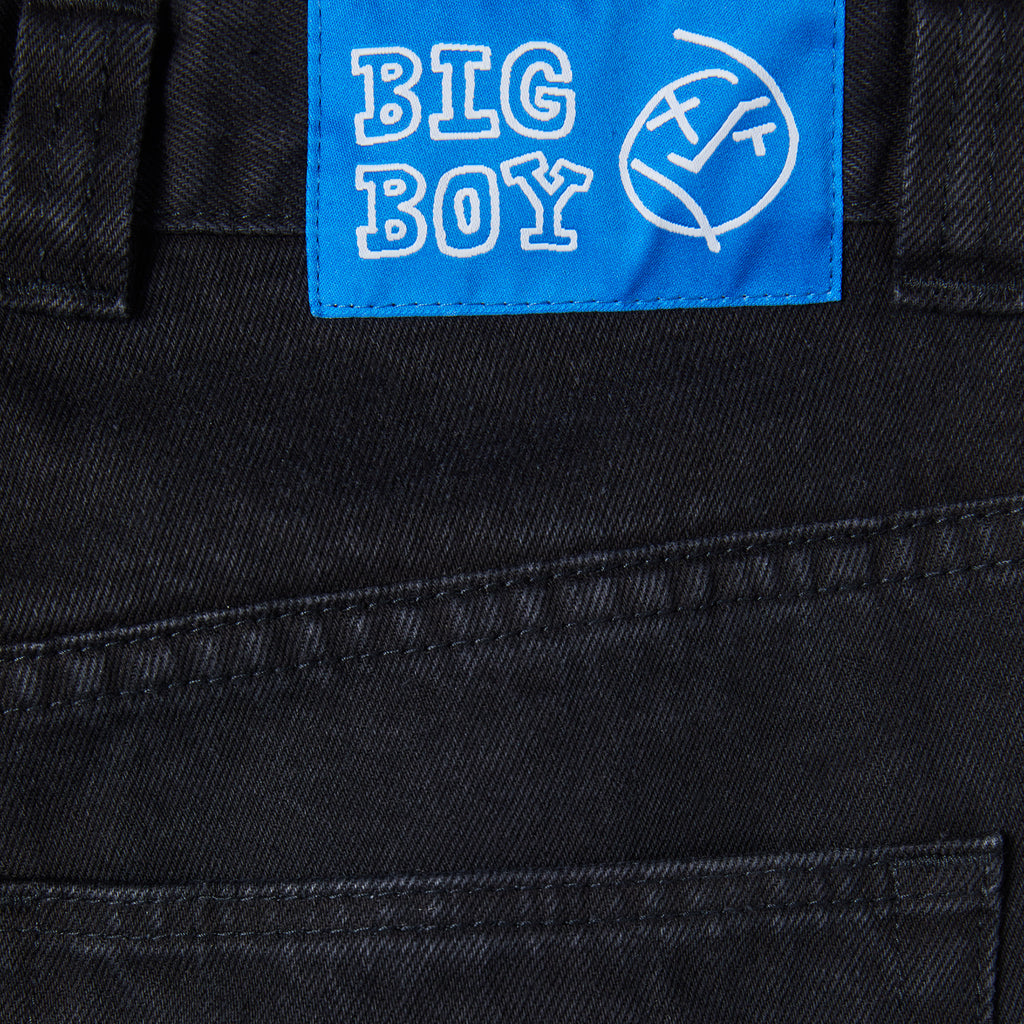 POLAR BIG BOY JEANS PITCH BLACK– Bluetile Skateboards