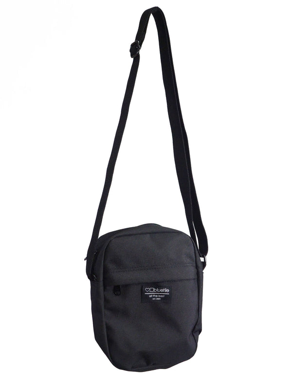 A BLUETILE SURPLUS SHOULDER BAG BLACK on a white background.