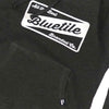 A BLUETILE CRAFT HOODIE CHARCOAL REFLECTIVE with a Bluetile Skateboards fashion logo on it.