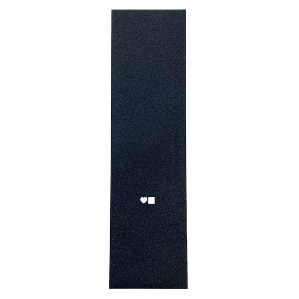 A Bluetile Skateboards BLUETILE LOVE LASER CUT GRIPTAPE skateboard.