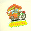 A BLUETILE MUNCHIES STREET NOODLES T-SHIRT NATURAL by Bluetile Skateboards with a cartoon image of a bicycle cart.