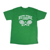 A BLUETILE RUTLEDGE TENNIS CLUB t-shirt with two tennis rackets on it.