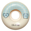 A BLUETILE WHEELS 53MM 99a CONICAL skateboard wheel, measuring 53mm in diameter. (Brand: Bluetile Skateboards)