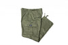A pair of BLUETILE SURPLUS CARGO PANT OLIVE featuring utility pockets, made with Poly/Cotton Twill fabric, displayed on a white background.