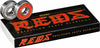 A pack of Bones Reds bearings on top of a black box.