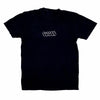 A Closer X Mike Gigliotti Bubble Tee Black with a white logo on it.