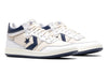 A white and blue CONVERSE sneaker with a star on the side: CONVERSE CONS FASTBREAK PRO SAGE.