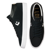 A pair of black and gold CONVERSE LOUIE LOPEZ PRO MID BLACK/ WHITE sneakers.