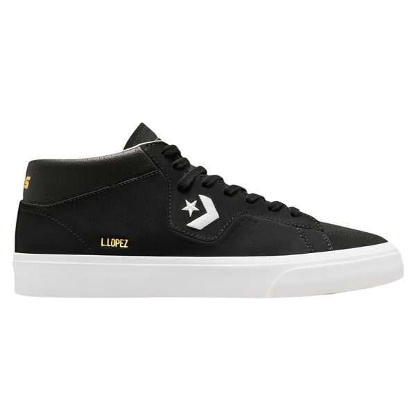 Converse Louie Lopez Pro Mid - Black/White sneakers.