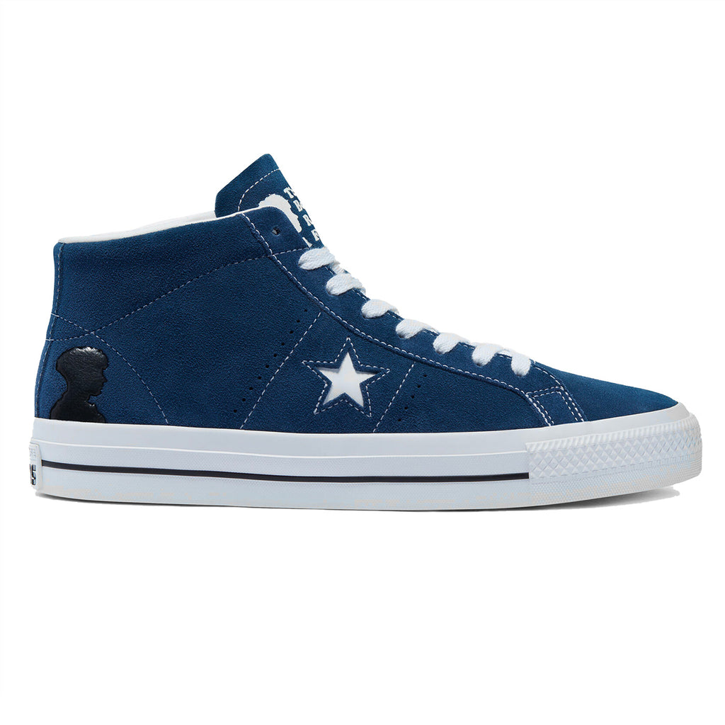 Navy CONVERSE CONS ONE STAR PRO MID NAVY / WHITE / BLACK.