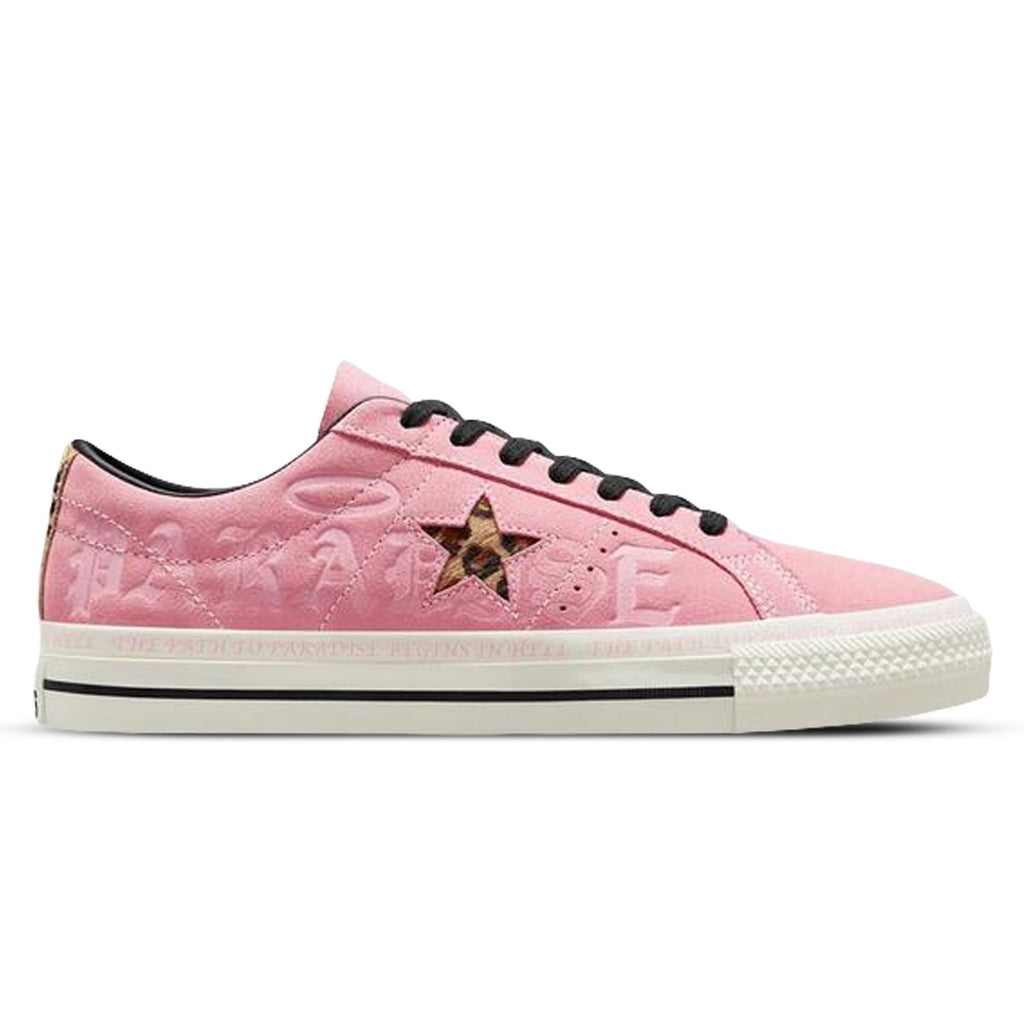 Paradise pink Converse One Star Pro suede sneakers will be replaced with "CONVERSE CONS X PARADISE SEAN PABLO ONE STAR PRO OX 90'S PINK" by CONVERSE.