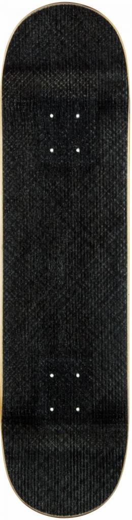 An image of a black square on a white background featuring POWELL PERALTA FLIGHT™ decks, which is thinner and stronger.
