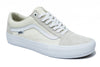 VANS Old Skool Pro White / White sneakers.