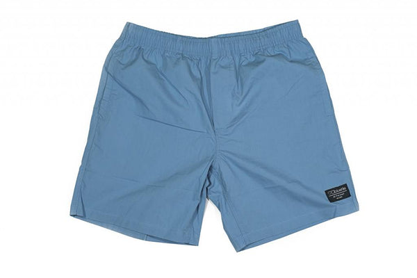 A boy's BLUETILE SURPLUS BEACH SHORT LIGHT BLUE cotton shorts on a white background.
