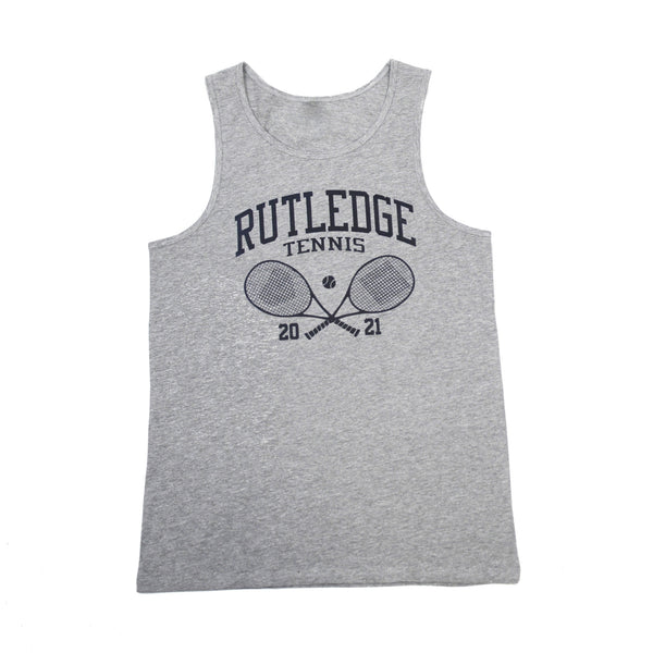 Bluetile Skateboards Rutledge tennis tank top in BLUETILE RUTLEDGE TENNIS CLUB TANK GREY.