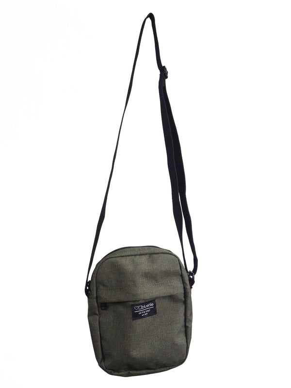 A BLUETILE SURPLUS SHOULDER BAG ARMY in olive green.