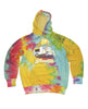 Limited restock of a Bluetile Skateboards BLUETILE MUNCHIES DELIVERY TIEDYE HOODIE featuring an ice cream truck.