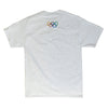 Bluetile Summer Games t-shirt in ash grey, perfect for Bluetile Skateboards enthusiasts.