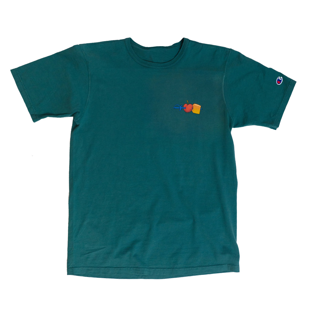 A BLUETILE DEAR SUMMER T-SHIRT CACTUS with a colorful logo on it by Bluetile Skateboards.