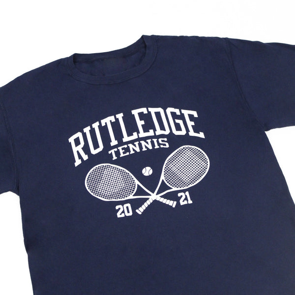 Bluetile Skateboards Rutledge tennis club t-shirt - navy blue.