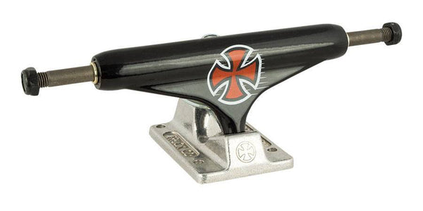 An image of a INDEPENDENT WES KREMER HOLLOW 144 TRUCKS (SET OF TWO) featuring the Independent logo, made with chromoly steel.