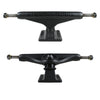 Two INDEPENDENT 139 BAR BLACKOUT skateboard trucks on a white background.