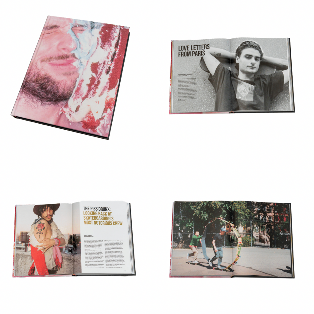 A spread of JENKEM magazine with a picture of a man.