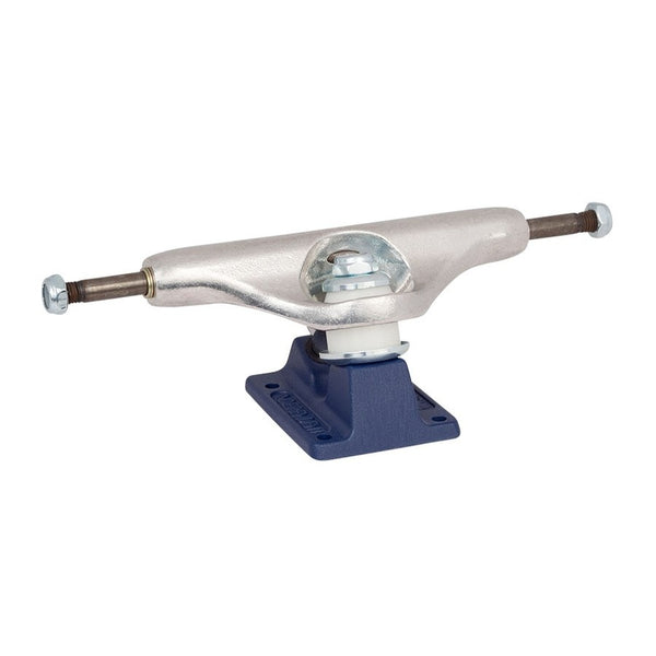 An INDEPENDENT STD 149 HOLLOW LOPEZ BLUE (SET OF TWO) skateboard truck on a white background.