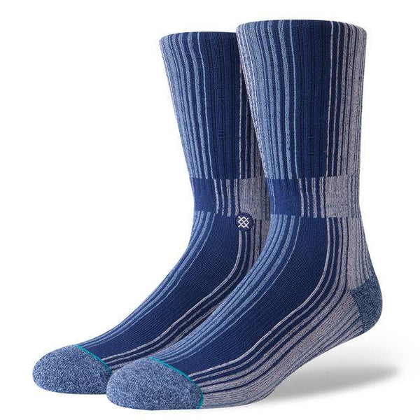 Pair of STANCE SOCKS BOOMBOX LARGE with reinforced heel and toe areas.