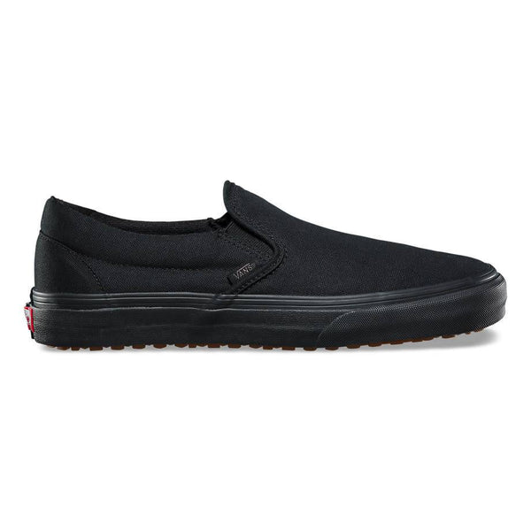 VANS MADE FOR THE MAKERS SLIP-ON UC shoes in black, designed for maximum comfort. These tough shoes are perfect for the makers out there.