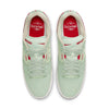 The nike SB Ishod PRM Seafoam/University Red in mint green and university red.