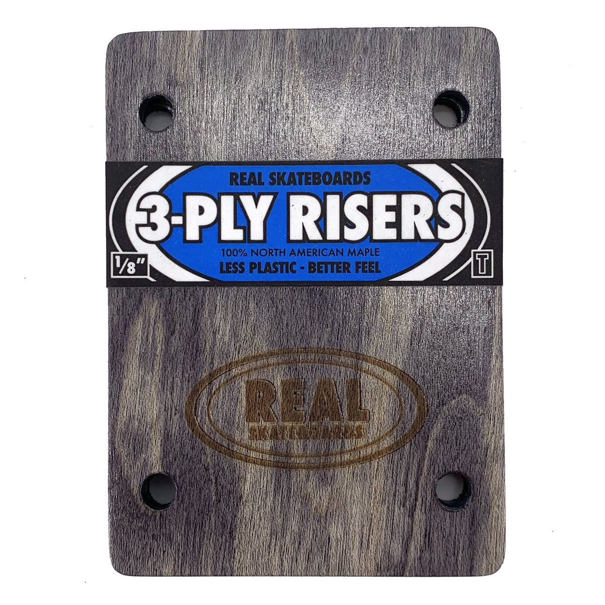 REAL 3PLY 1/8 RISERS THUNDER FIT Bluetile Skateboards