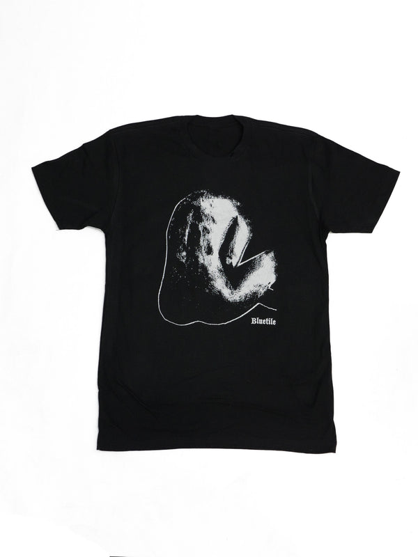 A black BLUETILE SAVA FIGURE STUDY T-SHIRT BLACK with a sloth on it.