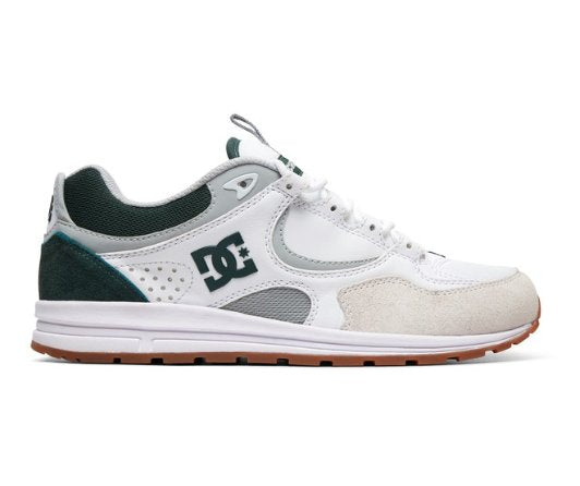 A white and green DC Kalis Lite shoes.