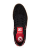 A black and red DC SHOES VESTREY BLACK / RED / GUM.