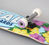 A REAL skateboard with a REAL BLOSSOMS COMPLETE 8.0 design on it.