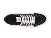 The VANS SKATE SK8-HI REISSUE GROSSO '88 BLACK PALMS in black and white with white laces are the perfect skate shoes.