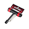 A black and red packaging on the SPITFIRE T3 SKATE TOOL