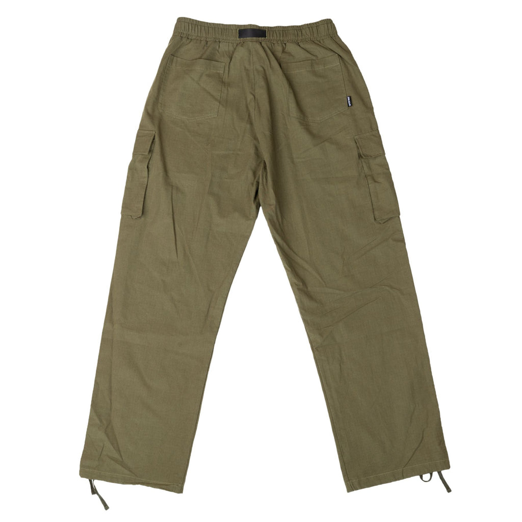 A picture of the Deluxe SPITFIRE BIGHEAD FILL PANT OLIVE on a white background.