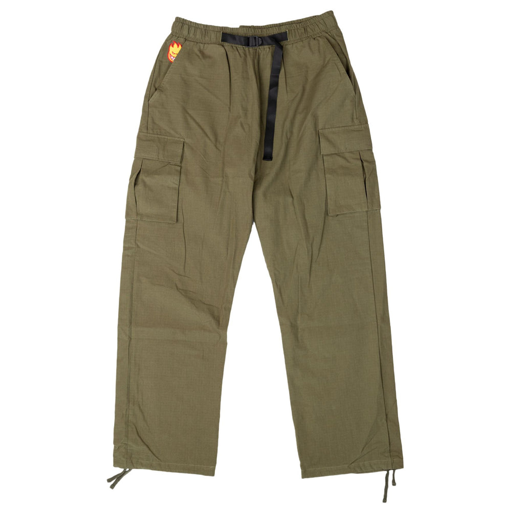 A picture of the DELUXE SPITFIRE BIGHEAD FILL PANT OLIVE on a white background.
