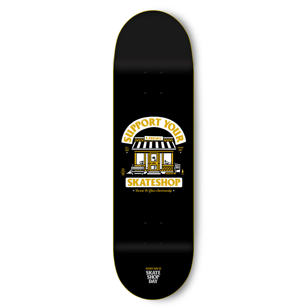 Welcome to Bluetile Skateboards, the local skateshop where you can find the SUPPORT YOUR LOCAL SKATESHOP DECK (VARIOUS SIZES) at a lower price.
