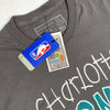 AFTER SCHOOL SPECIAL X NBA HORNETS PUFF TEE SHADOW BLACK with a credit card attached to it.