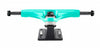 A THUNDER TRUCKS CORAL LIGHTS (SET OF TWO) skateboard truck in turquoise and black.