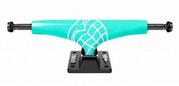 A THUNDER TRUCKS CORAL LIGHTS (SET OF TWO) skateboard truck on a black background.