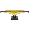A THUNDER TRUCKS 148 GLD/BLK 24K Hollow Lights skateboard truck on a white background.