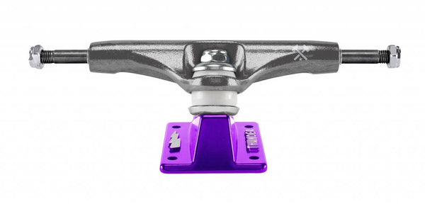 A THUNDER OG SCRIPT HOLLOW LIGHTS 148 (SET OF TWO) skateboard truck on a white background.