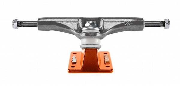 A THUNDER OG SCRIPT LIGHTS 148 (SET OF TWO) skateboard truck on a white background.