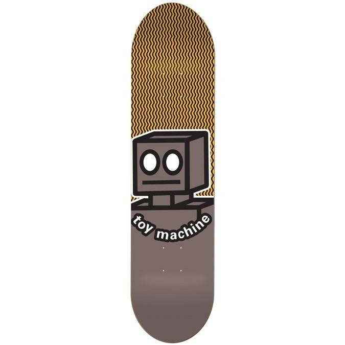 TOY MACHINE OG ROBOT skateboard deck featuring a sleek robot design - 8 0.