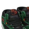 A pair of VANS SKATE X SCI-FI FANTASY HALF CAB '92 VCU GREEN / WHITE high top sneakers.